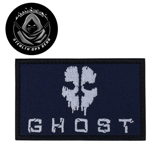 The Blue & White Ghost Embroidery Morale Patch , measuring 8x5cm, is a striking and durable addition to personalize your gear with style and toughness. Crafted with high-quality embroidery, this patch features a versatile Multicam pattern that blends seamlessly with various tactical and outdoor equipment. www.defenceqstore.com.au