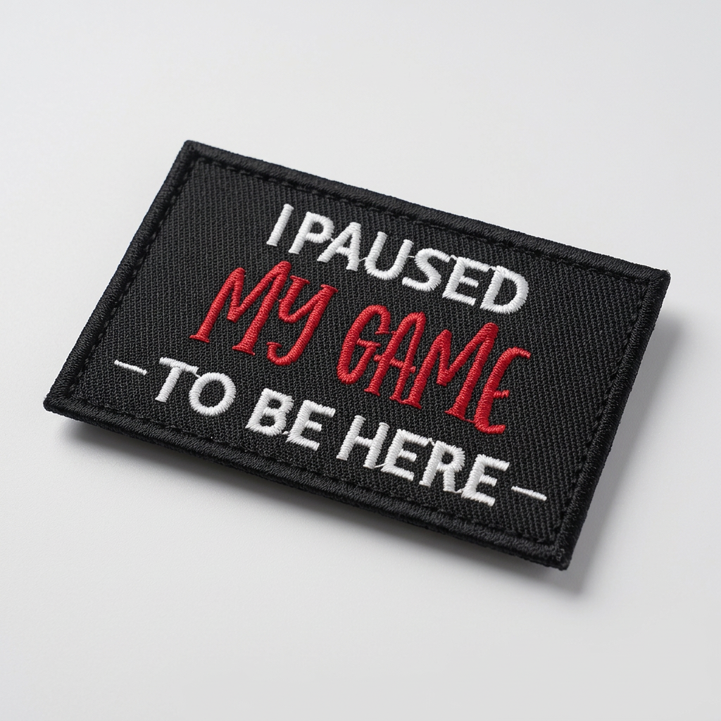 I Paused My Game To Be Here patch studio view