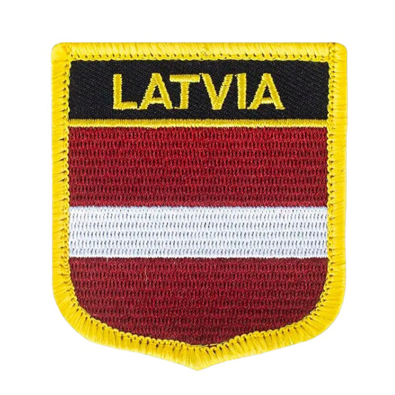 This Lativa Flag Embroidery Velcro Backed Morale Patch Badge comes with Velcro backing for effortless attachment and measures 7x6cm. Show your unwavering support for this amazing country by adding this badge to your collection today! www.defenceqstore.com.au