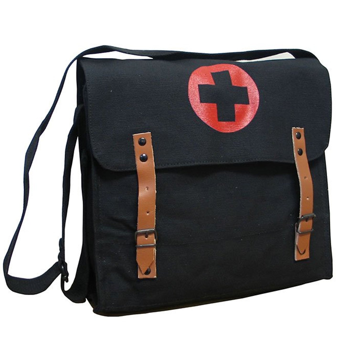 Carry your essentials with confidence using this rugged canvas medic shoulder bag. Engineered from durable canvas, it features a secure main compartment with dual leather strap closures and belt buckles—keeping your gear protected and organised. www.defenceqstore.com.au