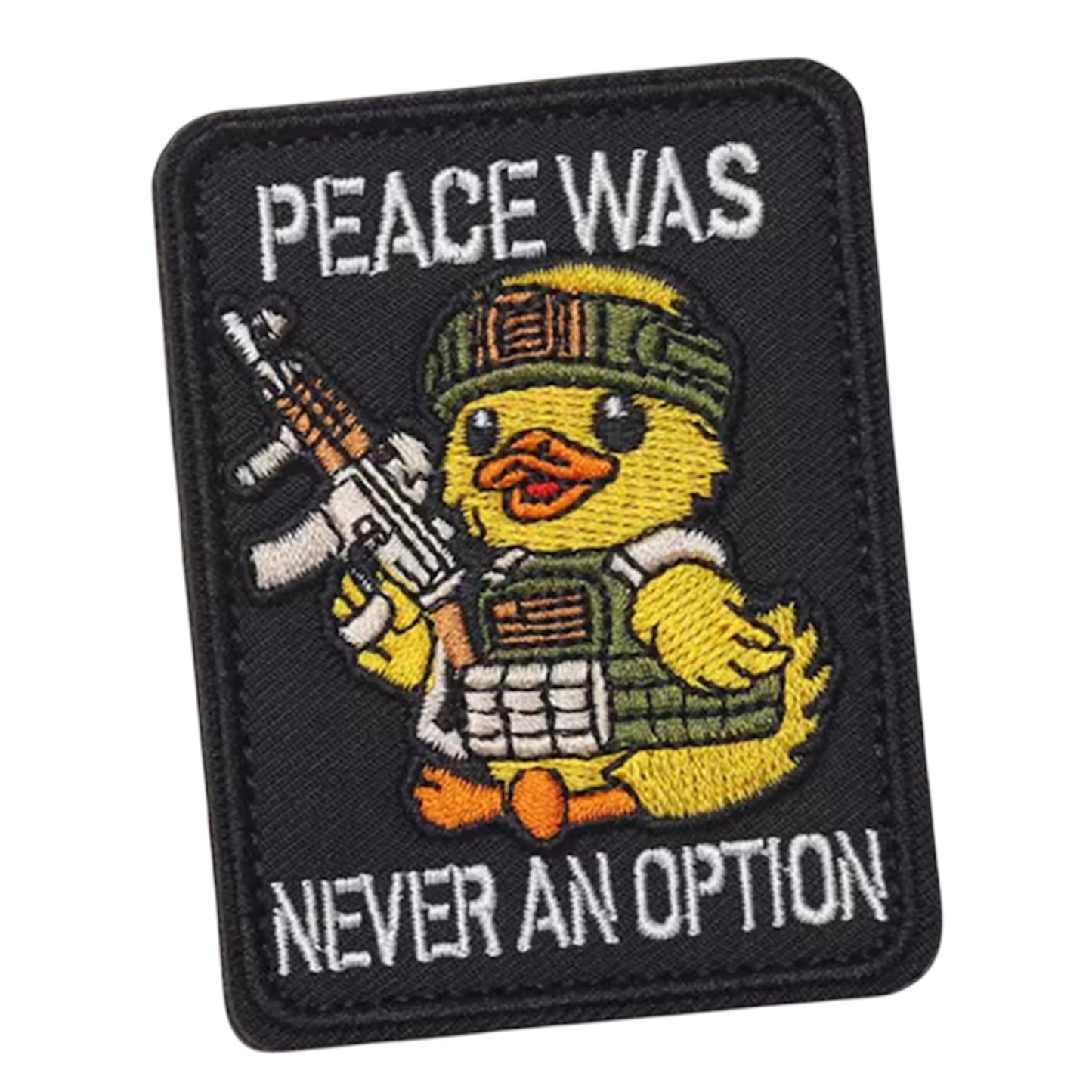 Get ready to experience the ultimate patching tool! The Peace Duck Hook & Loop is 8.1x6.3cm - the perfect size for all your patching needs. Trust us, you won't want to be without it! www.defenceqstore.com.au