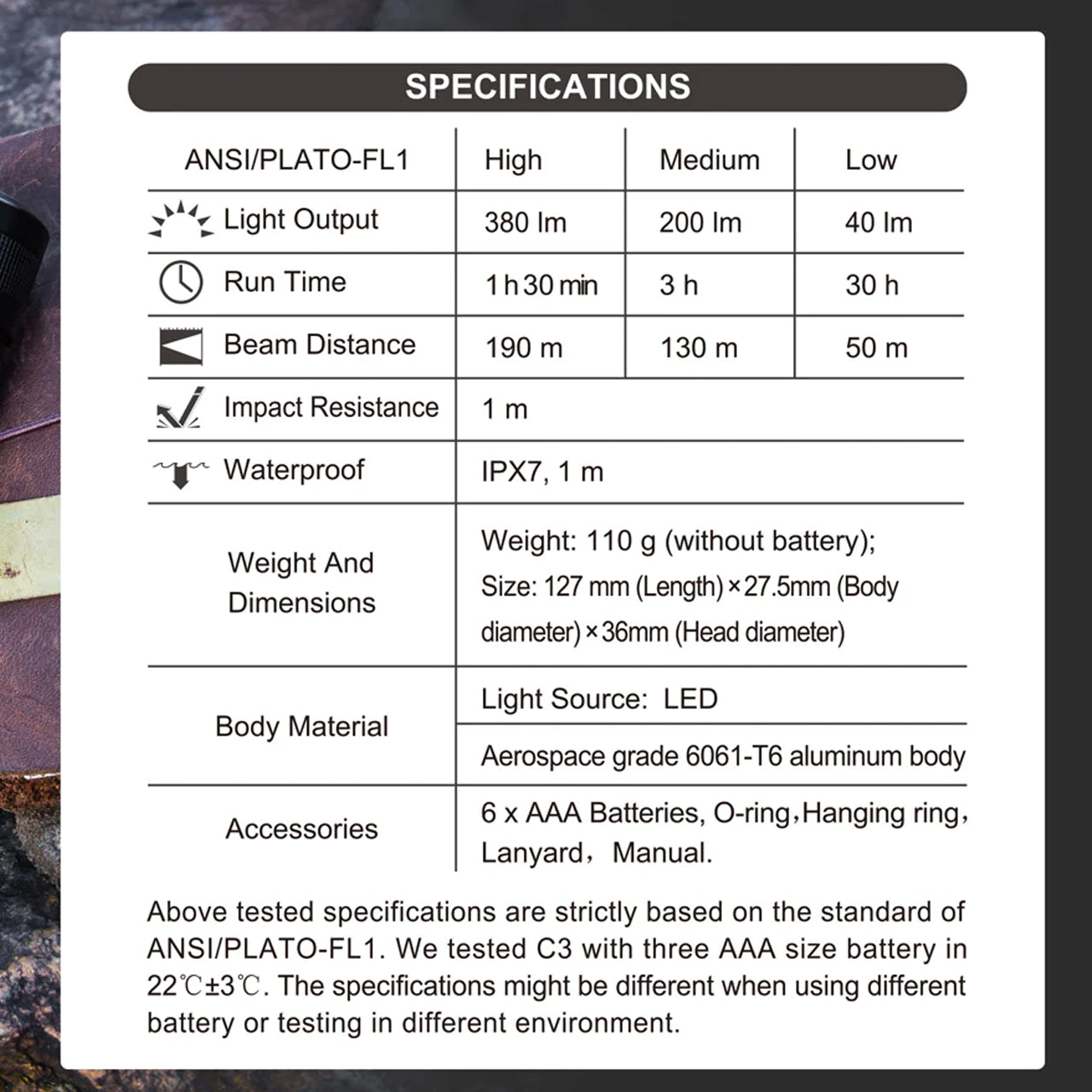 It belongs in every household: the practical NEXTORCH C3 LED torch.
Whether it’s for a power failure or repair work – this reliable, robust torch always provides the optimum light. Also for on the go, when travelling, camping or walking the dog – the C3 LED torch is a real all-round talent and always a reliable companion. www.defenceqstore.com.au