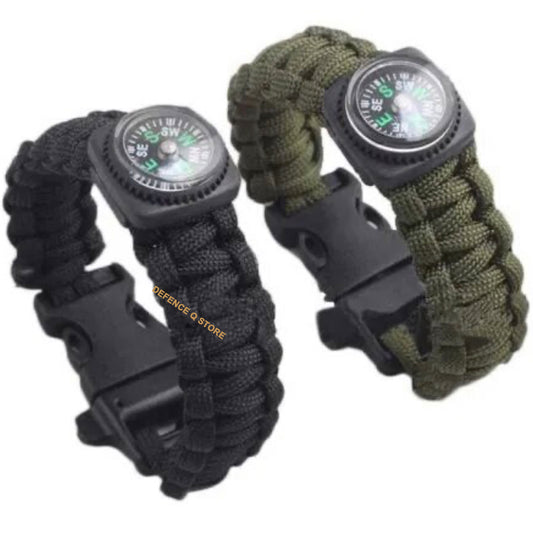 Never get lost again with Elite Tactical's must-have survival bracelet. Made from durable 7-strand polyester paracord, this bracelet includes a quick-release buckle and built-in compass for navigation on-the-go. Perfect for preppers, it has a variety of survival uses and is comfortable to wear all day. Don't leave home without it! Size: 25x2.1x0.9cm www.defenceqstore.com.au