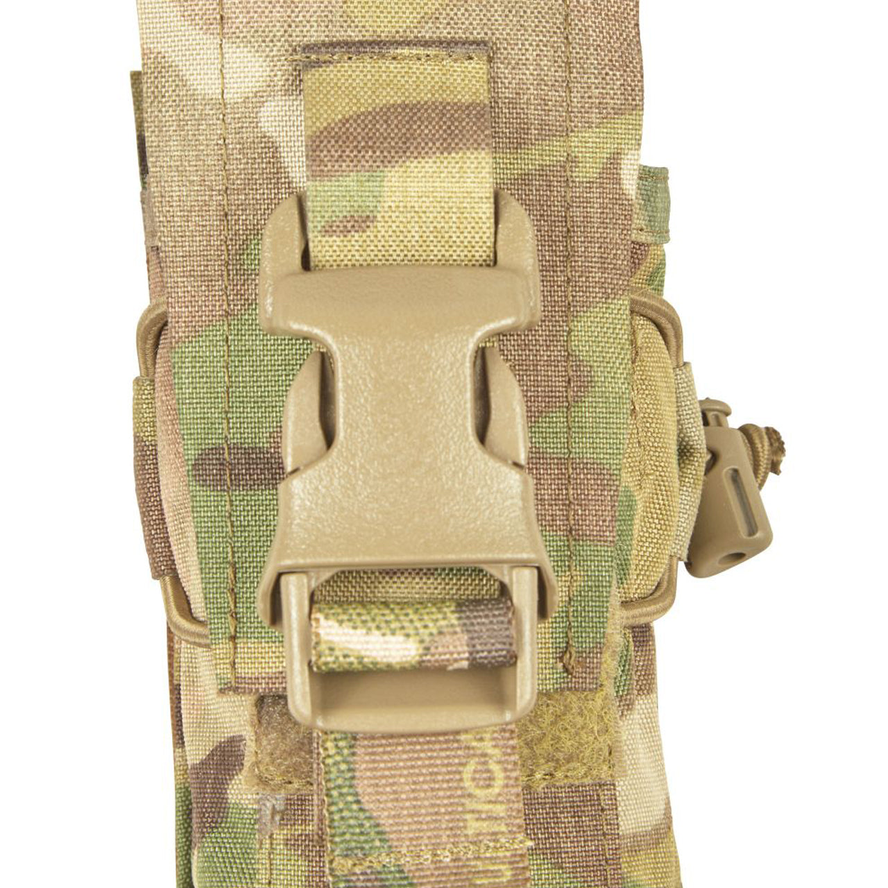 The Platatac SMAS (Smoke, Mags & Stuff) Pouch is designed to carry a single M18 smoke grenade, similar-sized pyrotechnic or EO, up to two 5.56 mags or a single 7.62 mag. www.defenceqstore.com.au