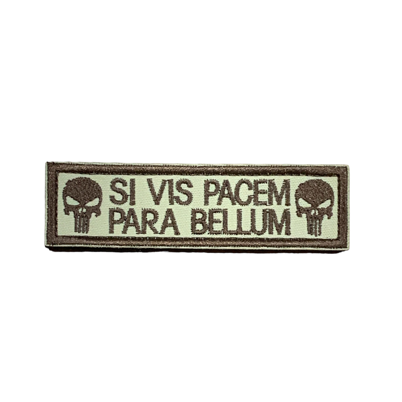Experience the power and impact of Punishment Brown On Tan Velcro Backed Patch in a compact 9.5x2.5cm size. Don't underestimate the potential of this patch - it's the perfect addition to any outfit or accessory. Order now and discover the endless possibilities! www.defenceqstore.com.au