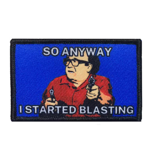 Are you ready to ignite your morale? Look no further than our So Anyway I started Blasting Morale Patch Hook & Loop! With this powerful patch, you'll feel motivated and inspired to blast through anything that comes your way. Order yours today and start blasting away! www.defenceqstore.com.au