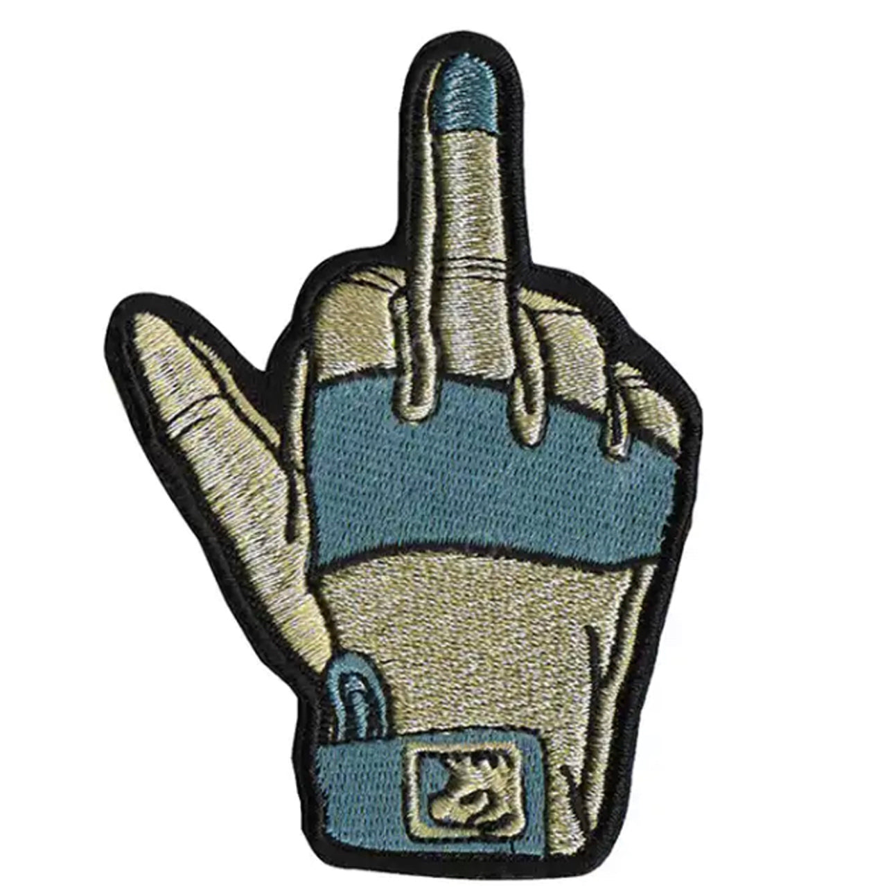 The Finger Patch Iron On 9x6cm www.defenceqstore.com.au