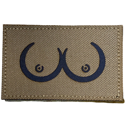 Tiddy Laser Cut Tan Patch Hook & Loop.   Size: 8x5cm  HOOK AND LOOP BACKED PATCH(BOTH PROVIDED) www.defenceqstore.com.au
