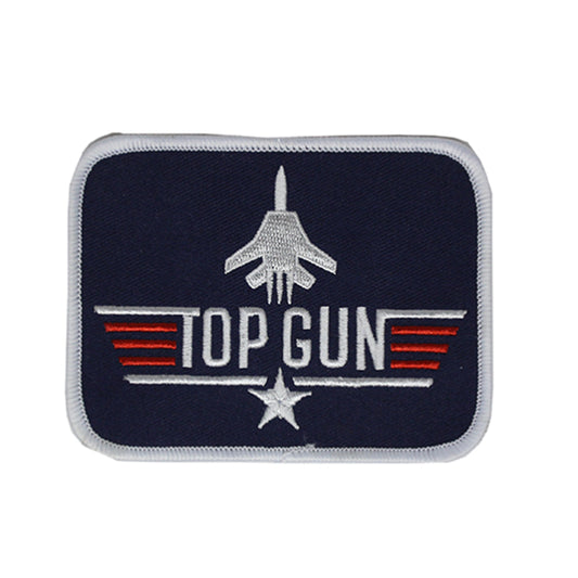 U.S. NAVY Top Gun Rectangular Patch 10.5cm www.defenceqstore.com.au