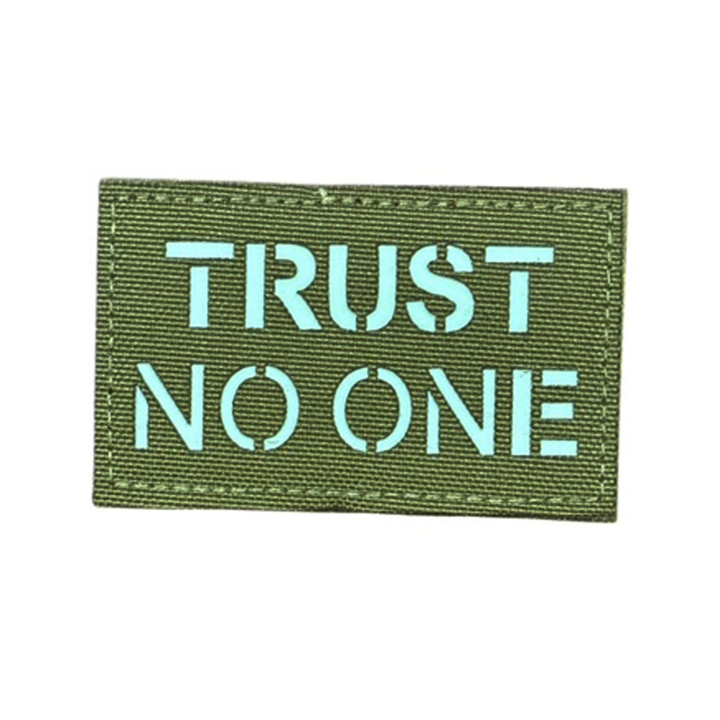 Trust No One Laser Cut Coyote Morale Patch - Stealth Ops Gear, measuring 8x5cm, is a striking and durable addition to personalize your gear with style and toughness. Crafted with high-quality material, this patch features a versatile pattern that blends seamlessly with various tactical and outdoor equipment. www.defenceqstore.com.au