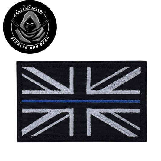 The UK Thin Blue Line Embroidery Morale Patch - Stealth Ops Gear , measuring 8x5cm, is a striking and durable addition to personalize your gear with style and toughness. Crafted with high-quality embroidery, this patch features a versatile Multicam pattern that blends seamlessly with various tactical and outdoor equipment. www.defenceqstore.com.au