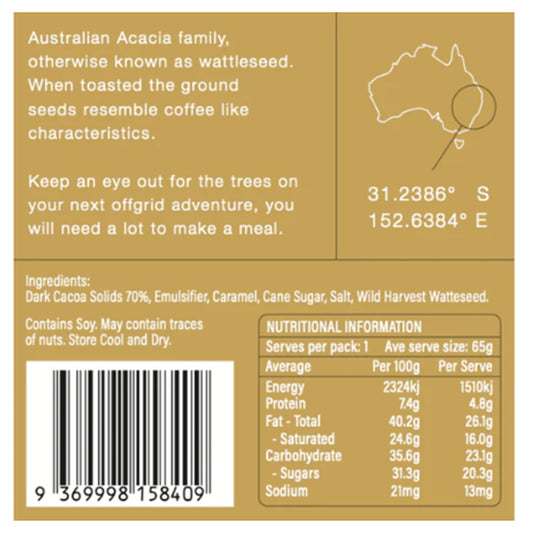 Australian Acacia family, otherwise known as wattleseed. When toasted the ground seeds resemble coffee like characteristics. Keep an eye out for the trees on your next offgrid adventure, you will need a lot to make a meal. www.defenceqstore.com.au