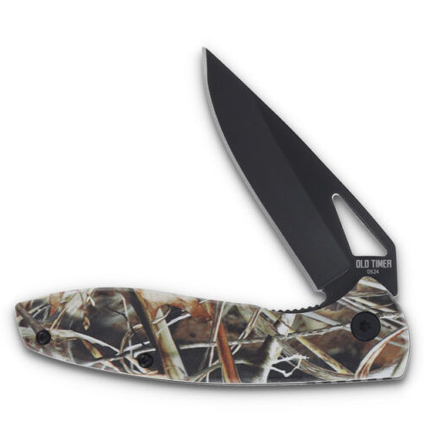 Designed for durability and functionality, the Old Timer Single Camo Folding Knife is an excellent companion for both daily tasks and outdoor adventures. It boasts a 3-inch plain edge 3Cr13MoV stainless steel blade with a black finish, ensuring resistance to corrosion and lasting sharpness www.defenceqstore.com.au