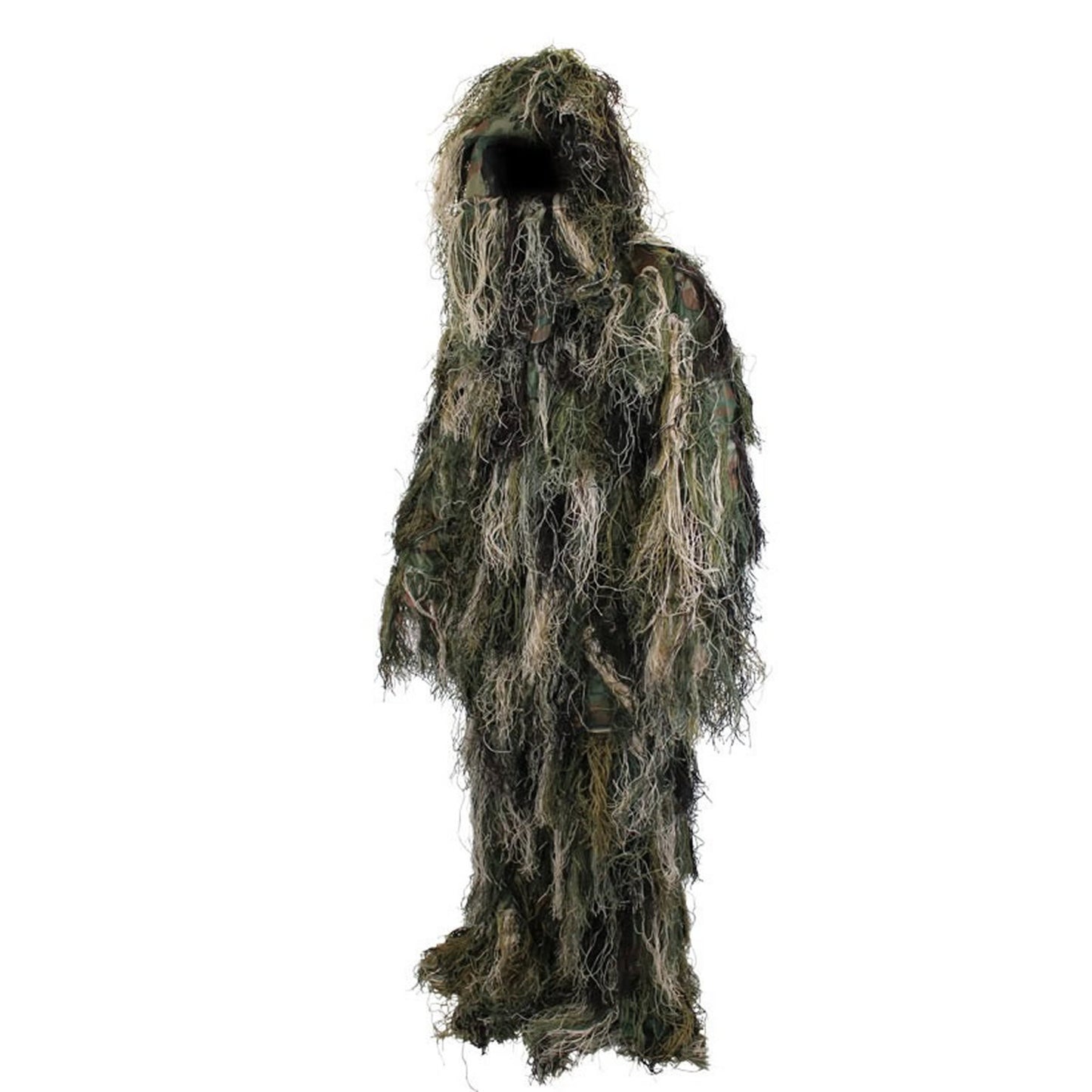 Ghillie suits are a full body camouflage solution for blending in with the natural environment in the field or out hunting. Ghillie suits are used by snipers but in the civilian environment used by hunters, paintballers and gel blaster players. Also a great item to have for your bug out bag for preppers, if anything goes wrong you can throw on this suit and hide out in nature.