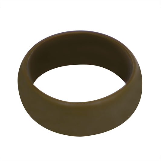 Silicone Ring is ideal for military and law enforcement professionals looking to prevent finger injuries caused by wearing a ring.  Sturdy Yet Soft Tactical Wedding Ring Is A Safe Alternative To A Traditional Metal Ring For Police And Military Service Members Silicone Wedding Ring Constructed From Medical Grade Silicone For Maximum Durability Wedding Band Features A Non-Conductive Material Sleek Silicone Band Helps To Maintain A Professional Appearance For half sizes please go up