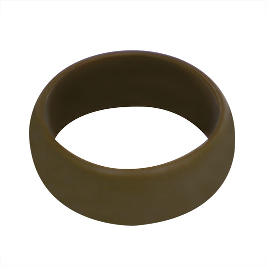Silicone Ring is ideal for military and law enforcement professionals looking to prevent finger injuries caused by wearing a ring. Sturdy Yet Soft Tactical Wedding Ring Is A Safe Alternative To A Traditional Metal Ring For Police And Military Service Members Silicone Wedding Ring Constructed From Medical Grade Silicone For Maximum Durability Wedding Band Features A Non-Conductive Material Sleek Silicone Band Helps To Maintain A Professional Appearance For half sizes please go up