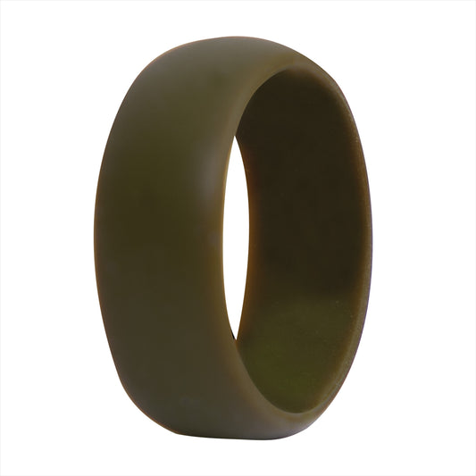 Silicone Ring is ideal for military and law enforcement professionals looking to prevent finger injuries caused by wearing a ring. Sturdy Yet Soft Tactical Wedding Ring Is A Safe Alternative To A Traditional Metal Ring For Police And Military Service Members Silicone Wedding Ring Constructed From Medical Grade Silicone For Maximum Durability Wedding Band Features A Non-Conductive Material Sleek Silicone Band Helps To Maintain A Professional Appearance For half sizes please go up