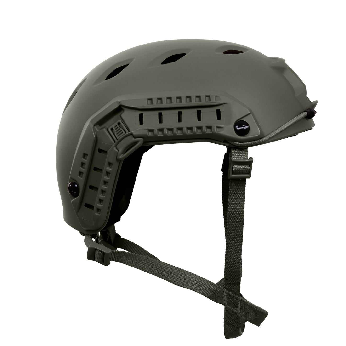 Designed for the tactical enthusiast, Rothco’s Advanced Tactical Adjustable Airsoft Helmet is the perfect addition to any airsoft loadout or non-ballistic tactical training exercise. The Lightweight design decreases head and neck fatigue while supporting optics, video recording devices, and flashlights.