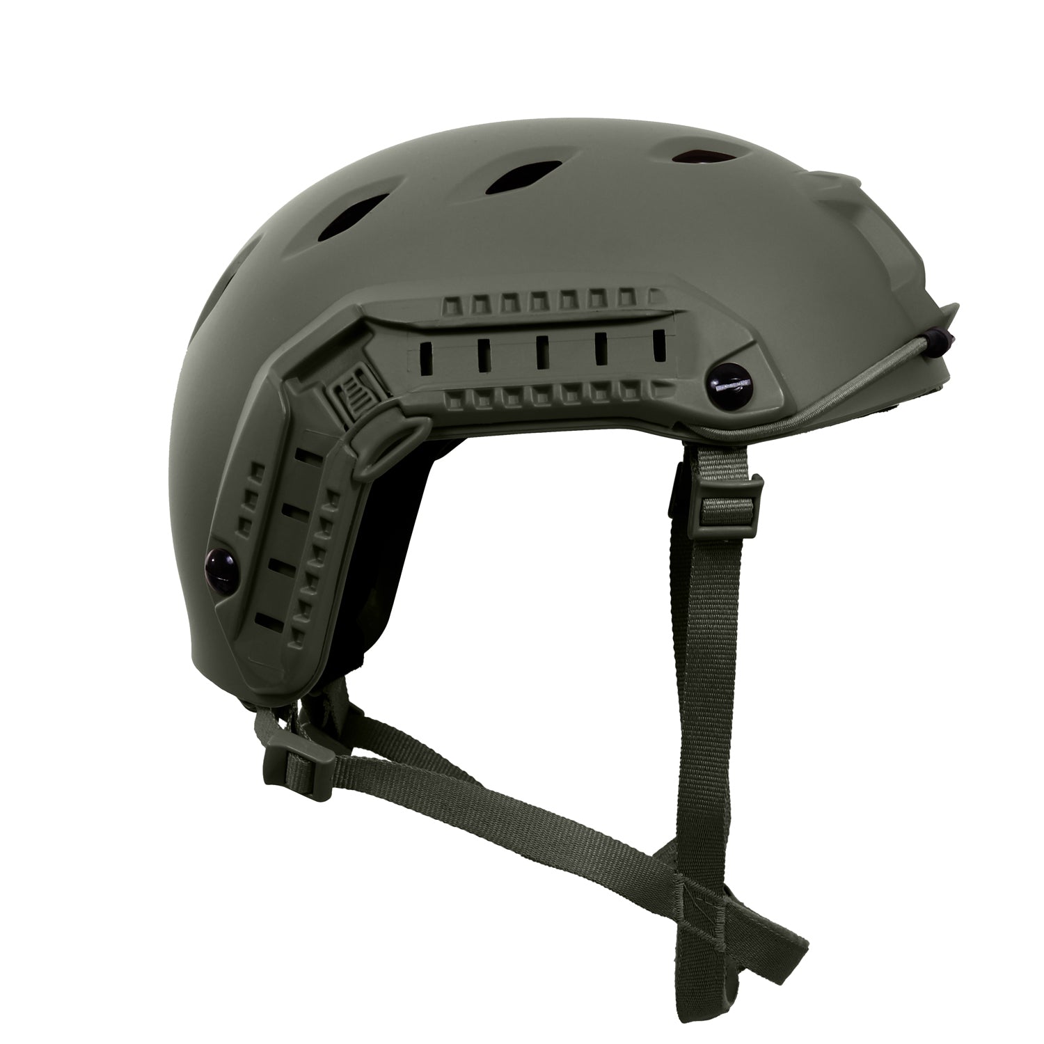 Designed for the tactical enthusiast, Rothco’s Advanced Tactical Adjustable Airsoft Helmet is the perfect addition to any airsoft loadout or non-ballistic tactical training exercise. The Lightweight design decreases head and neck fatigue while supporting optics, video recording devices, and flashlights. 