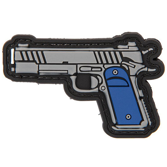 3D 1911 PVC Patch, Velcro backed Badge. Great for attaching to your field gear, jackets, shirts, pants, jeans, hats or even create your own patch board.  Size: 7.3x4.8cm