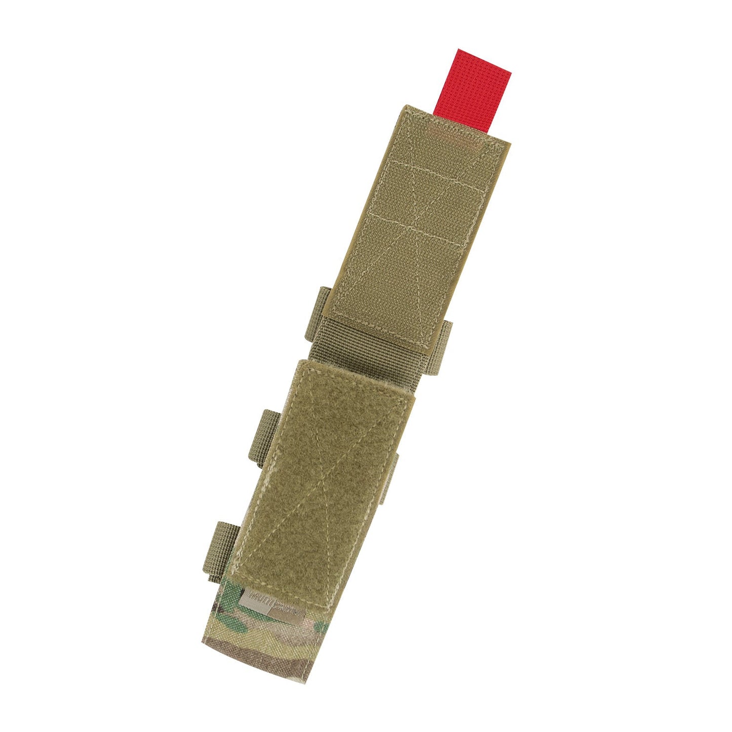 Rothco’s Tactical “TQ” Pouch is designed to hold your tourniquet and shears with an elastic hook & loop compartment and a hidden back pocket with a horizontal hook and loop strap that feeds through the handle of your shears.