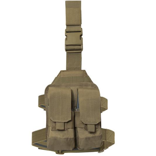 Rothco’s MOLLE Drop Leg Panel is designed to adapt to your tactical needs; the MOLLE panel can be utilized for mounting holsters, mag pouches, and other MOLLE accessories for easy access.