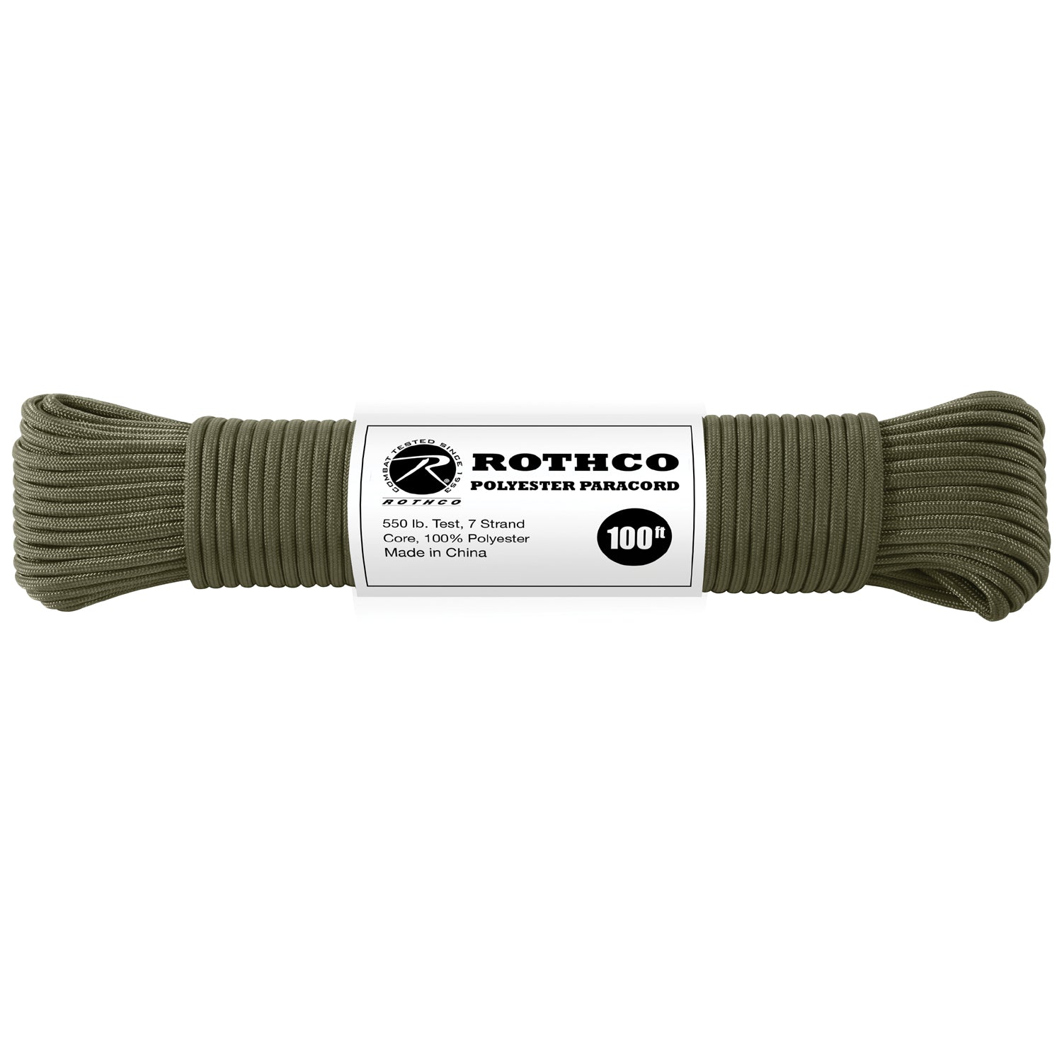 Rothco 550lb Type III Polyester Paracord Various Colours 30M Long