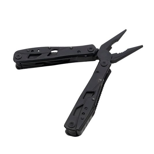 For the avid outdoorsman and tactical enthusiast, this Multi-Tool contains over ten different versatile tools; perfect for your Bug Out Bag.  