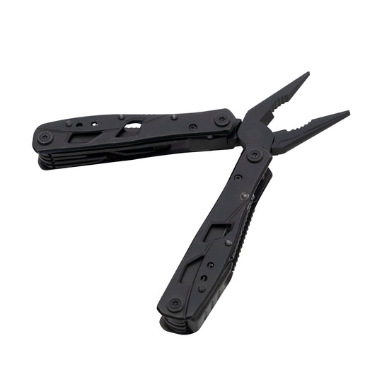 For the avid outdoorsman and tactical enthusiast, this Multi-Tool contains over ten different versatile tools; perfect for your Bug Out Bag.