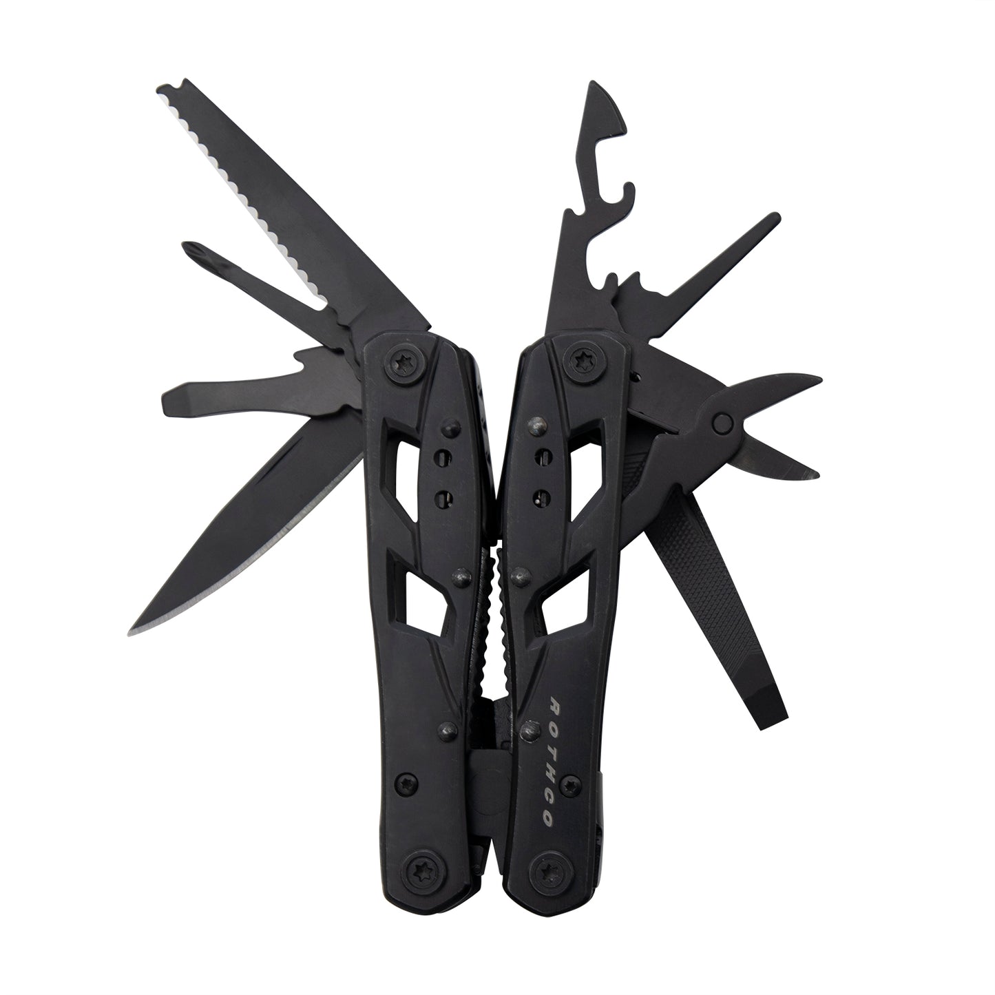 For the avid outdoorsman and tactical enthusiast, this Multi-Tool contains over ten different versatile tools; perfect for your Bug Out Bag.