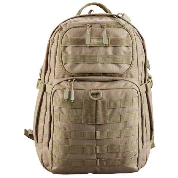 Volume: 32L/43 x 32 x 22cm Heavy duty abrasion resistant material construction Hydration ready - just add a 2L or 3L reservoir Dedicated rear zip access hydration pocket (in harness) QR shoulder straps for easy access to this rear pocket Main compartment with multiple internal zippered storage pockets External access side zip storage pockets Front pocket with extensive organiser panel Sternum strap for improved harness stability