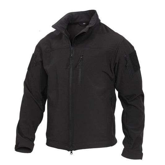 Rothco’s Stealth Ops Soft Shell Tactical Jacket offers unbeatable comfort, durability, and versatility. The mid-weight softshell jacket is ideal for moderate to inclement weather and is perfect for the fall and spring.