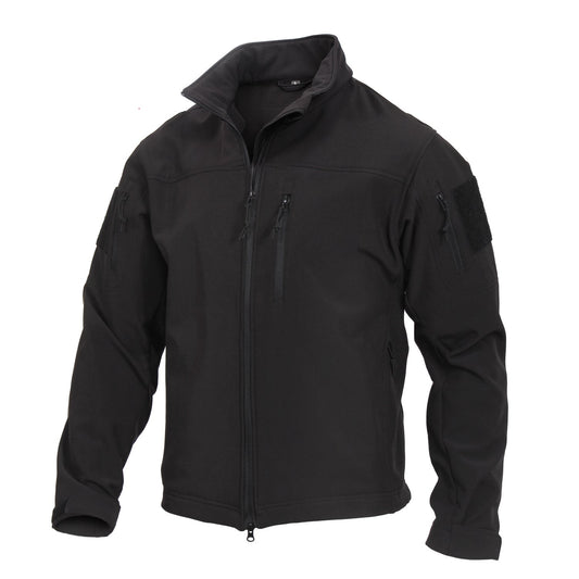 Rothco’s Stealth Ops Soft Shell Tactical Jacket offers unbeatable comfort, durability, and versatility. The mid-weight softshell jacket is ideal for moderate to inclement weather and is perfect for the fall and spring. 