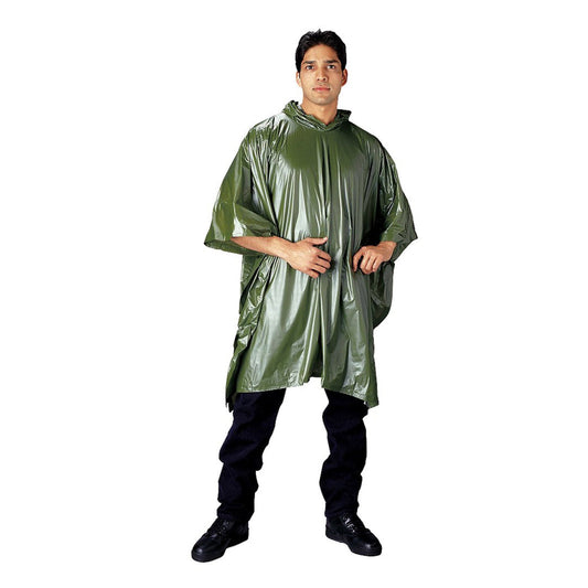 This is by far one of the best value options for money.  Rothco's heat sealed vinyl ponchos provide great protection from wet weather and are easy to store.