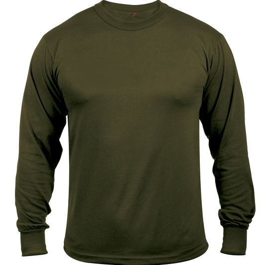 Rothco’s Moisture Wicking Long Sleeve Shirts make the perfect base layer beneath your uniform, tactical vest, or jacket. These military t-shirts are constructed with high-performance materials that reduce weight, enhance breath-ability, and wick away moisture to keep you dry.  www.defenceqstore.com.au