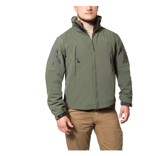 Rothco’s 3-in-1 Special Ops Soft Shell Jacket features a three-layer outer shell construction and removable inner fleece layer, making it three jackets in one! This complete all-weather tactical jacket deflects wind, wicks away moisture, and retains heat to keep you warm and dry.