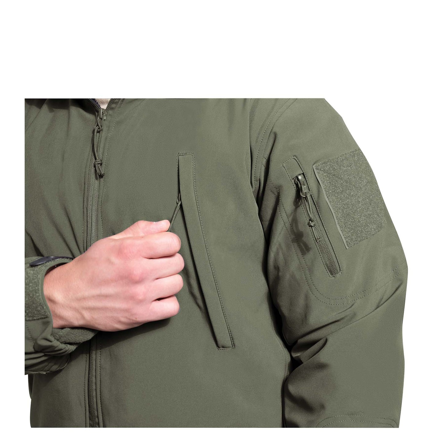Rothco’s 3-in-1 Special Ops Soft Shell Jacket features a three-layer outer shell construction and removable inner fleece layer, making it three jackets in one! This complete all-weather tactical jacket deflects wind, wicks away moisture, and retains heat to keep you warm and dry.