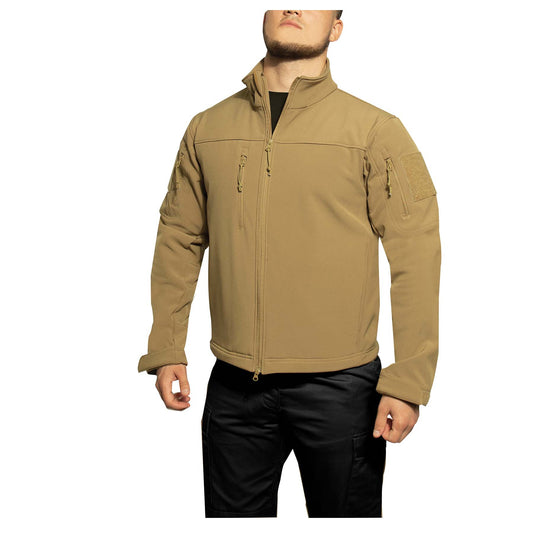 Rothco’s Stealth Ops Soft Shell Tactical Jacket offers unbeatable comfort, durability, and versatility. The mid-weight softshell jacket is ideal for moderate to inclement weather and is perfect for the fall and spring.