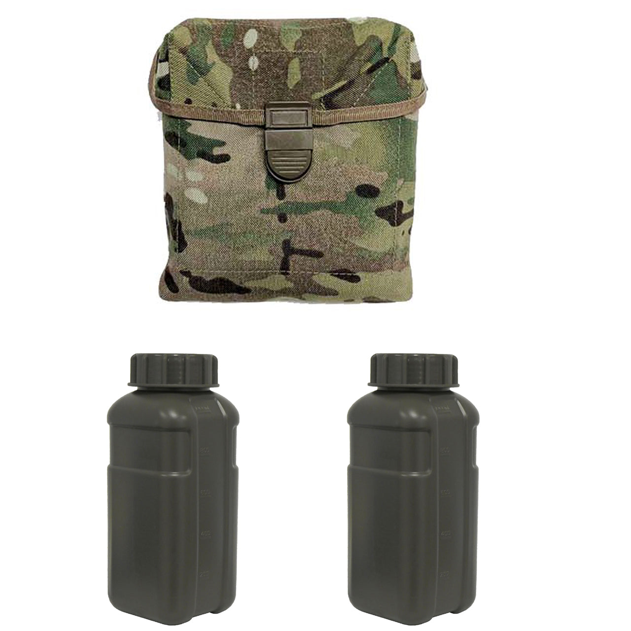 Minimi Pouch with Two 1LT Flasks Bundle only available at www.defenceqstore.com.au