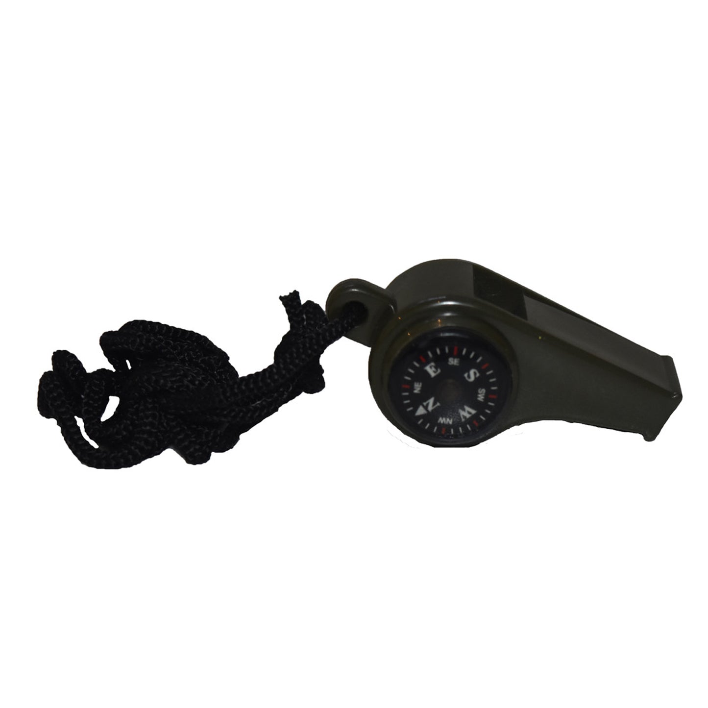 3 in 1 Whistle, Compass & Thermometer. Great for it the top of the kit bag or travel kit. Colour: Olive