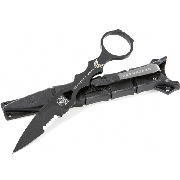 Designer: Greg Thompson Mechanism: Fixed Action: Fixed Blade Blade Steel: 440C Blade Length: 3.22" (8.18cm) Blade Thickness: 0.175" (4.45mm) Overall Length: 7.25" (18.42cm) Handle Length: 4.03" (10.24cm) Handle Thickness: 0.175" (4.45mm) Weight: 2.20oz. (62.37g)  Sheath Weight: 1.04oz. (29.48g)