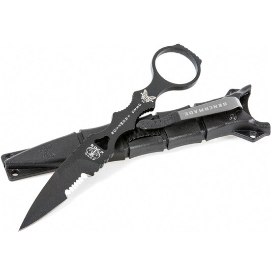 Designer: Greg Thompson Mechanism: Fixed Action: Fixed Blade Blade Steel: 440C Blade Length: 3.22" (8.18cm) Blade Thickness: 0.175" (4.45mm) Overall Length: 7.25" (18.42cm) Handle Length: 4.03" (10.24cm) Handle Thickness: 0.175" (4.45mm) Weight: 2.20oz. (62.37g) Sheath Weight: 1.04oz. (29.48g)