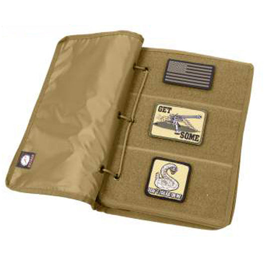 Hook & Loop Patch Book is the best way to store your favorite flag, rank, skill, and morale patches.