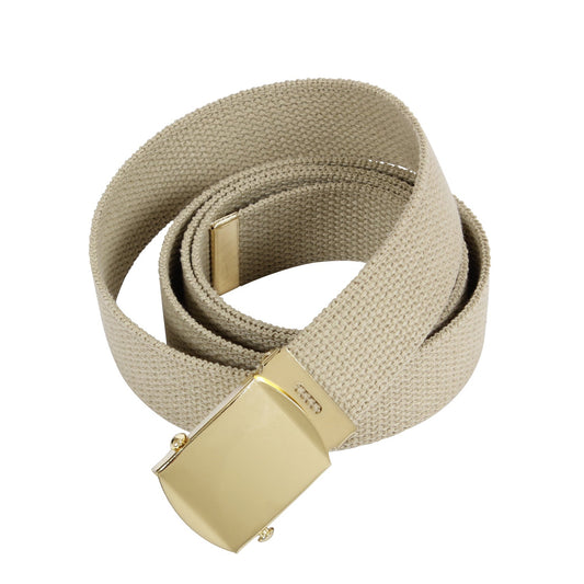 Long-lasting and fully customizable, Rothco's Military Web Belts can easily be cut for the perfect fit (up to 54 inches long). The military-grade cotton material is available in over a dozen belt and buckle options. Additional lengths (44", 64" and 74") are also available, see matching items below.