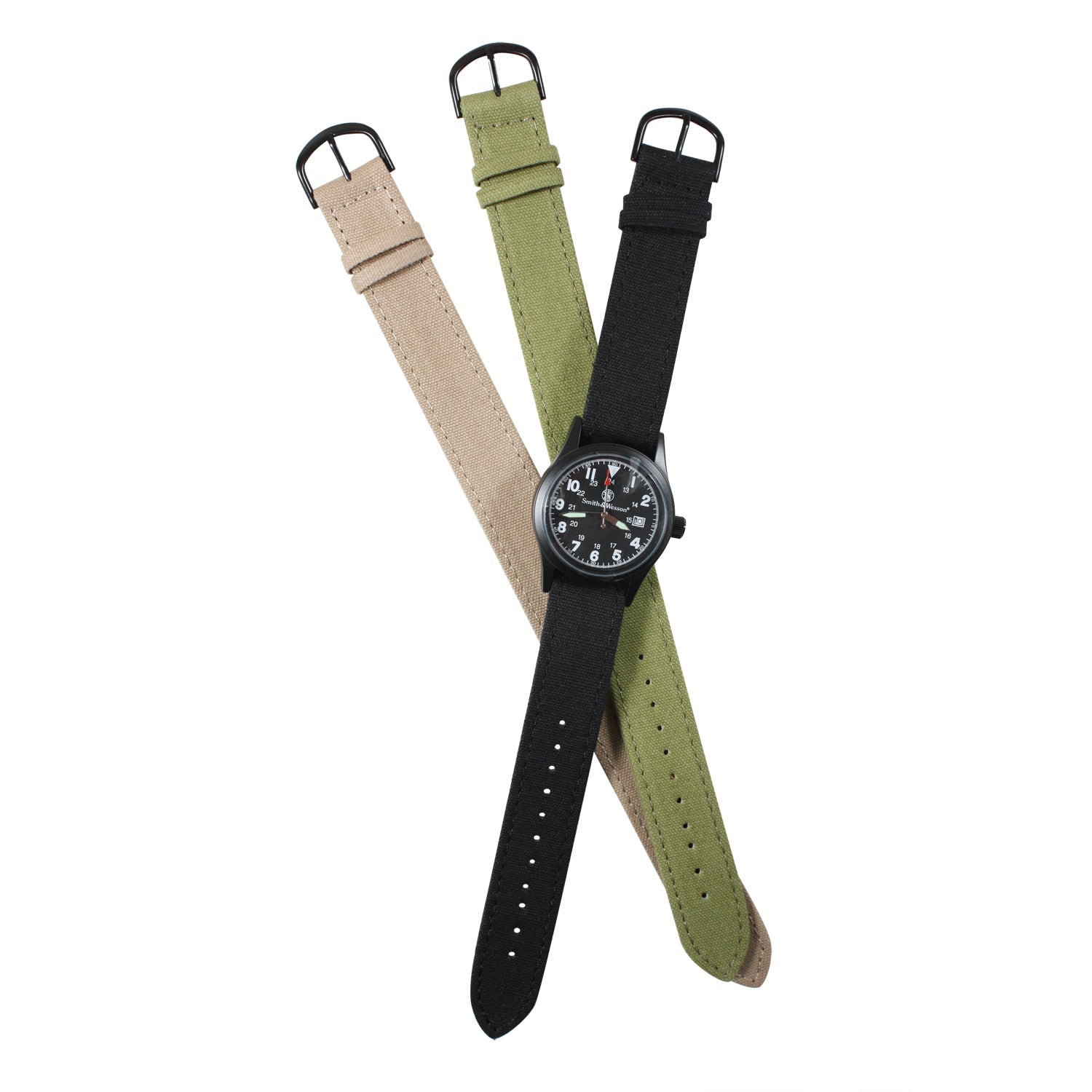 The Smith & Wesson Military Watch Set is the most stylish and sturdy watch for those in the military or law enforcement sector, or anyone seeking an adventure, sport, or any daily rugged outdoor activity. 