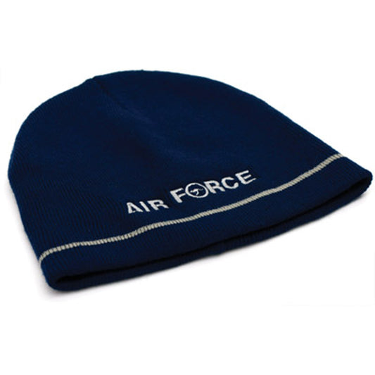 Features: Knitted beanie great for keeping your head warm on those cold days. Branding: AIR FORCE
