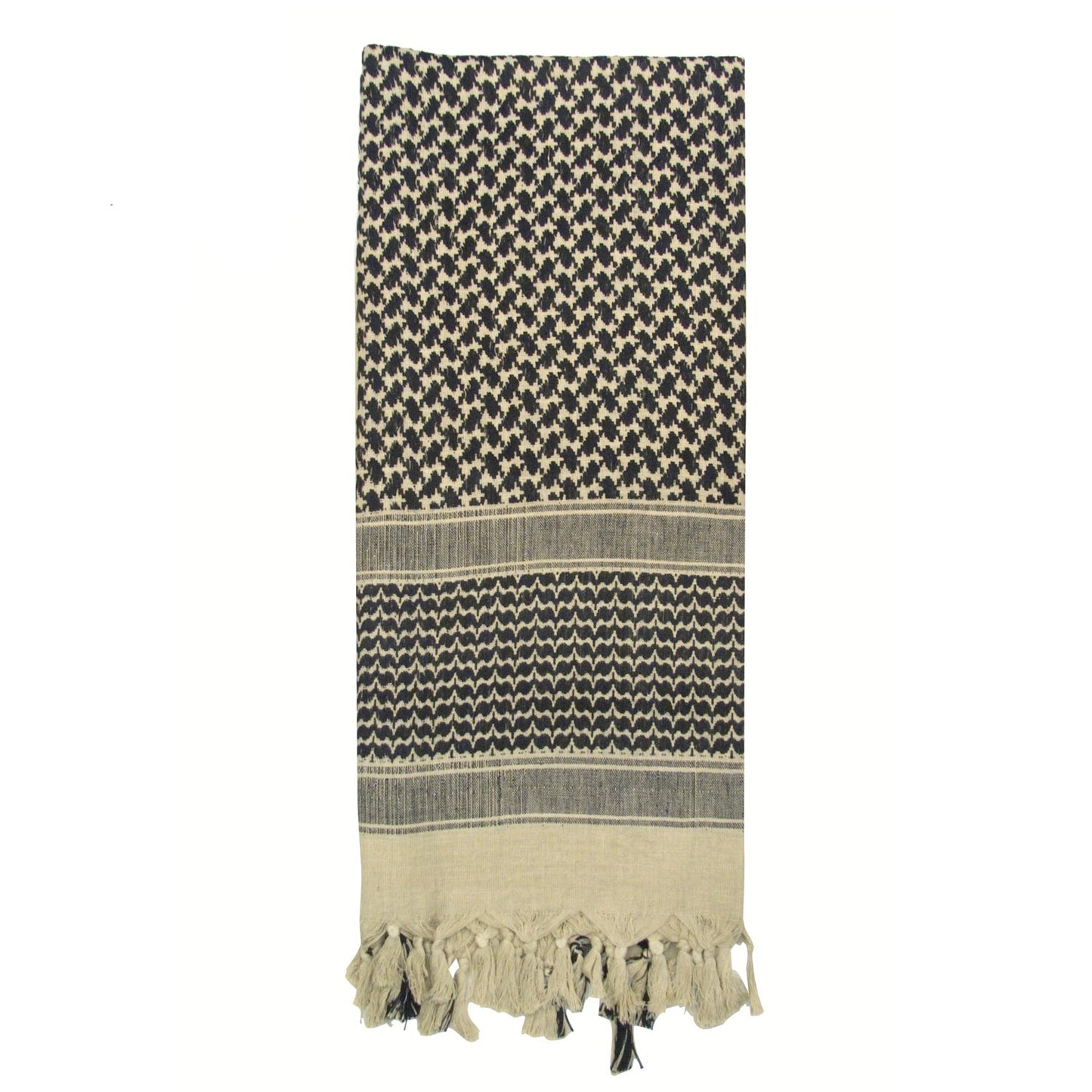Wear as a face mask, balaclava, or headwrap, Rothco’s Lightweight Desert Shemagh Scarves are adaptable to any environment. Ideally worn while traveling through a desert, snowstorm, and any other extreme weather condition you may encounter, these tactical scarves are a must-have for anyone!