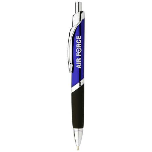 Quality Metal pen with chrome fittings, laser engraved with the Air Force brand. Premium German black ink refill with tungsten carbide ball. Super smooth and comfortable writing is guaranteed.