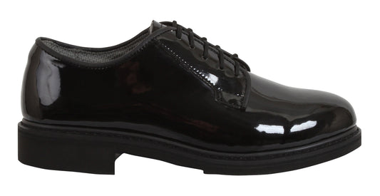   If your a cadet or in the ADF, these high-shine boots are the perfect option to go with your polyesters.  Good quality, lightweight for those perfect parade turns.      High Gloss Uniform Oxfords     Lightweight Construction With A Mirror Finish For Easy Care     Oil Resistant Polyurethane Coating     Removable Cushion Sole For Added Comfort     Fully Stitched Soles     Traditional Goodyear Welt Provides Improved Durability And Lifespan