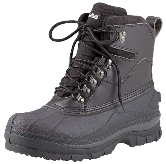 Rothco's Extreme Cold Weather Hiking Boots are designed to keep your feet extra warm and dry in cold, snowy, wet conditions.       Extreme Cold Weather Boots     600 Gram Thermoblock Insulation     Thermoplastic Rubber Outsole Stays Pliable In Cold Conditions     Tapes Seams And Waterproof Suede For Extra Protection Against The Elements